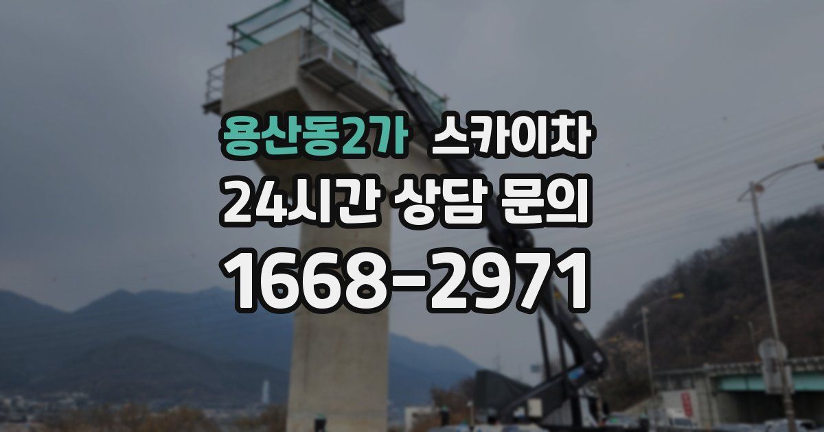 용산동2가 스카이차