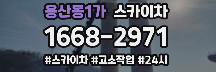 용산동1가 스카이차