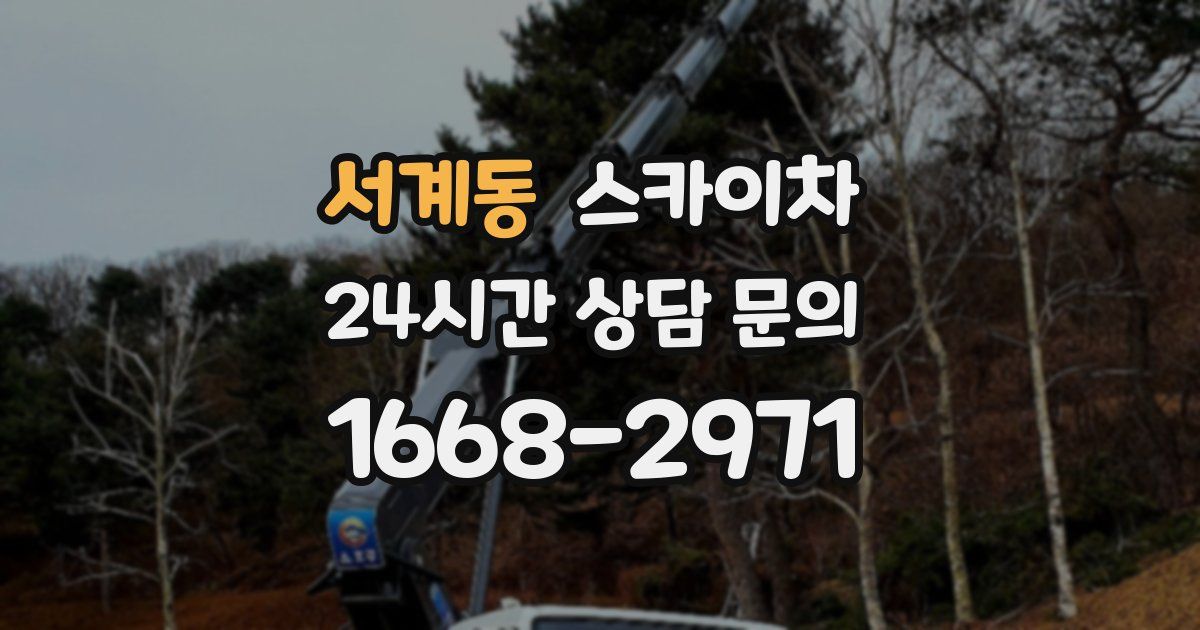 서계동 스카이차