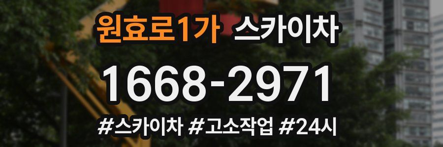 원효로1가 스카이차