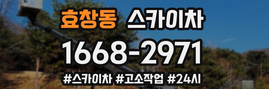 효창동 스카이차