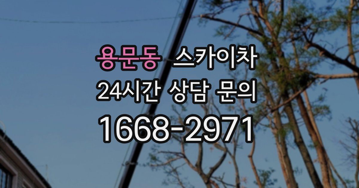 용문동 스카이차