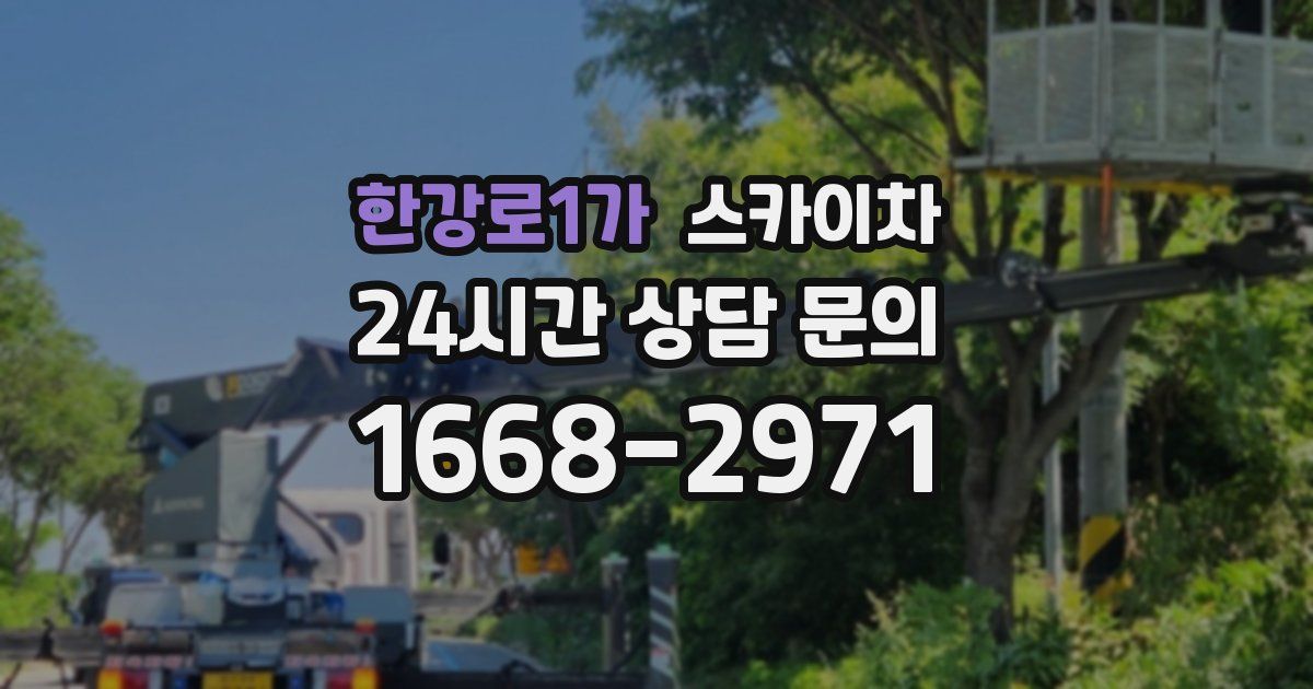 한강로1가 스카이차