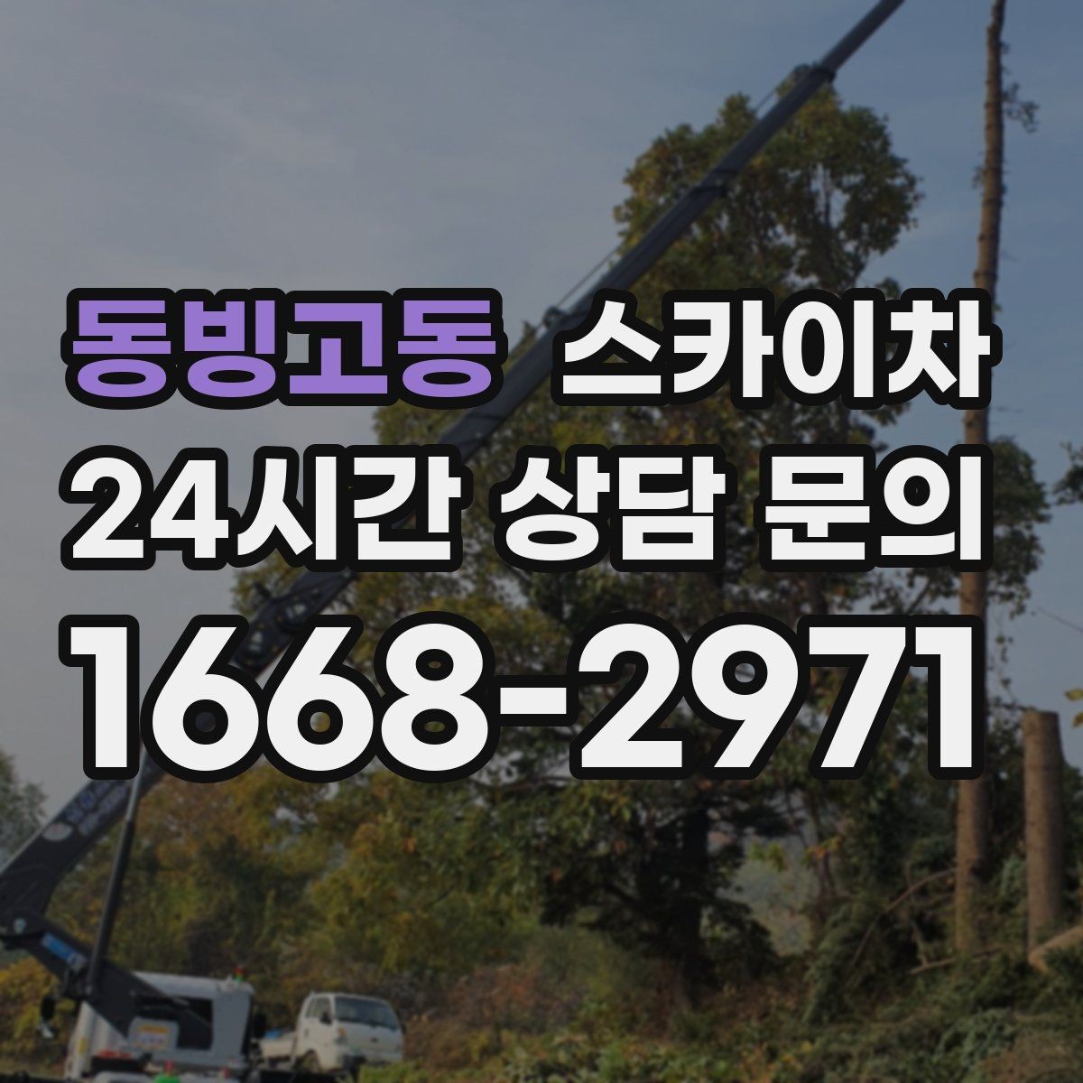 동빙고동 스카이차 야간 작업이 필요한 경우 준비사항