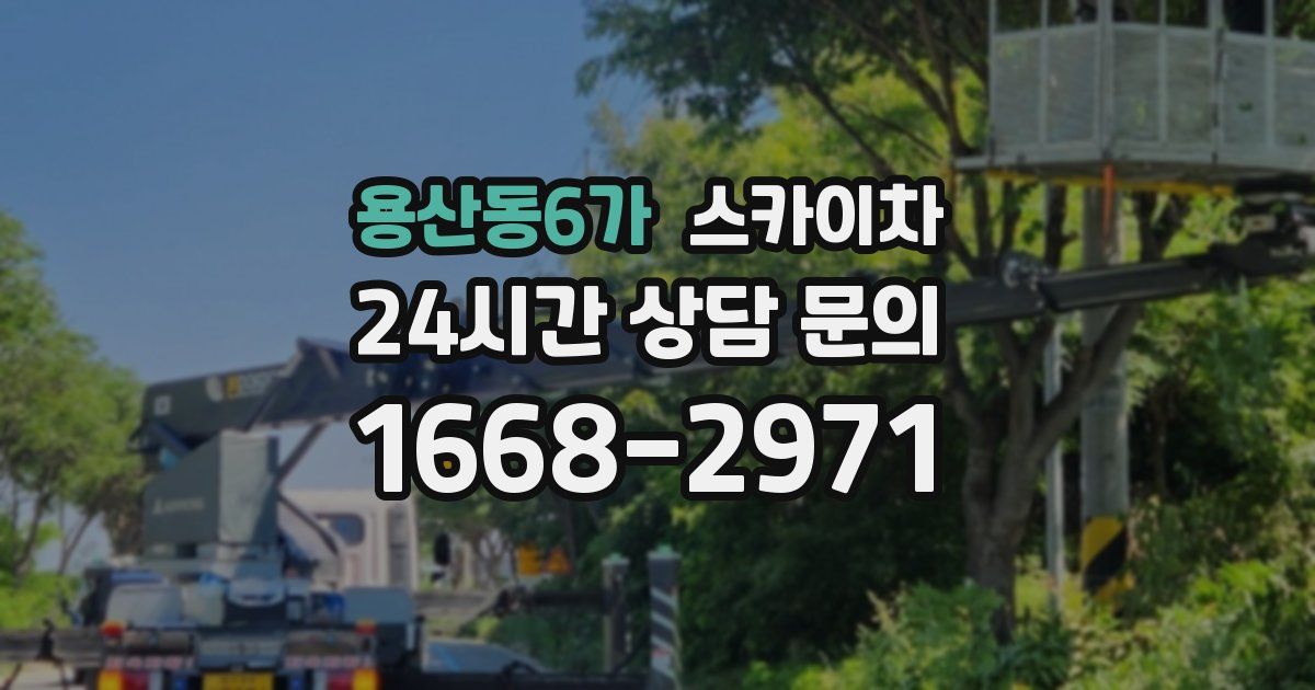 용산동6가 스카이차