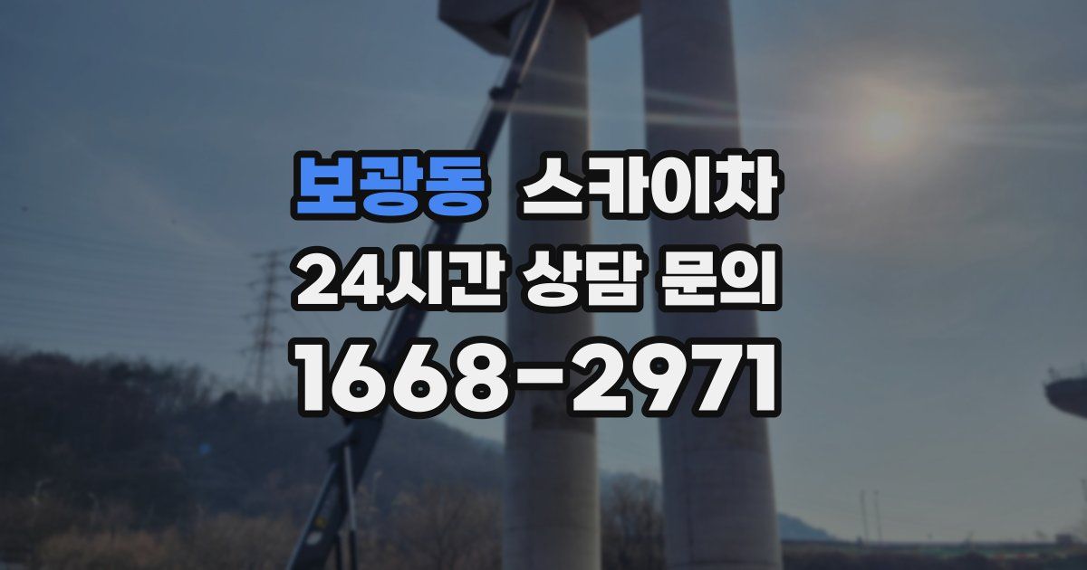 보광동 스카이차