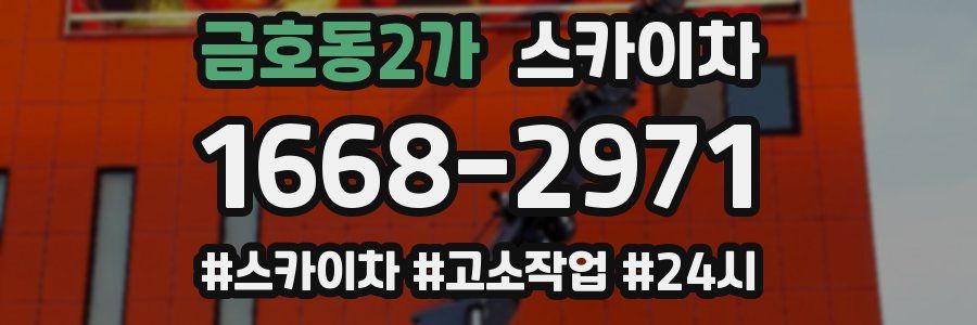 금호동2가 스카이차