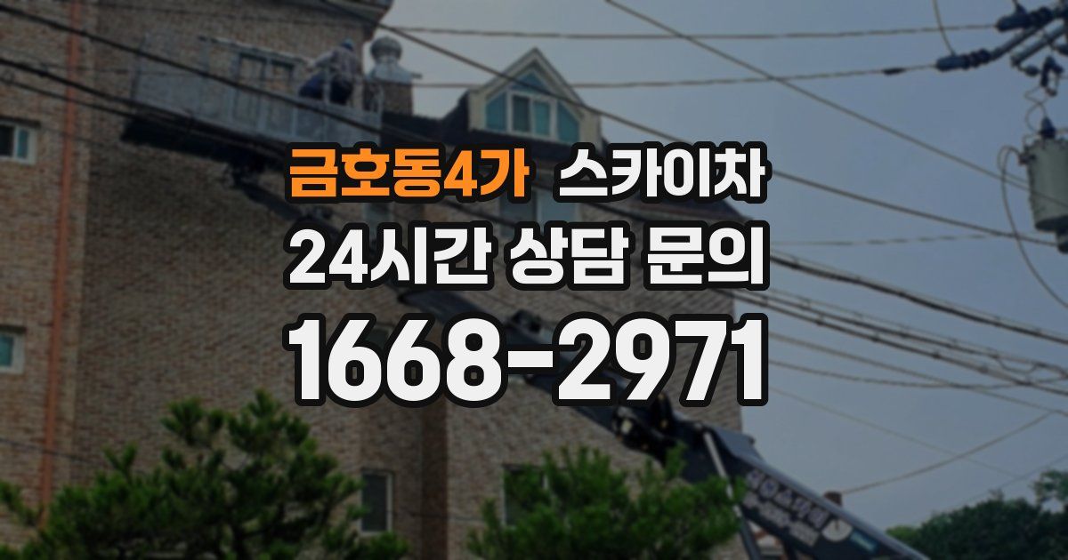 금호동4가 스카이차