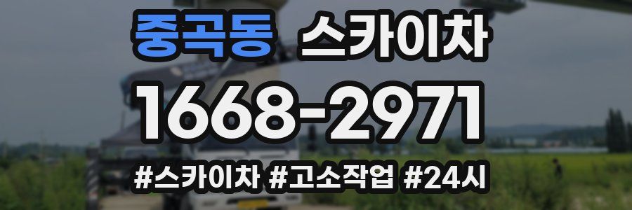 중곡동 스카이차