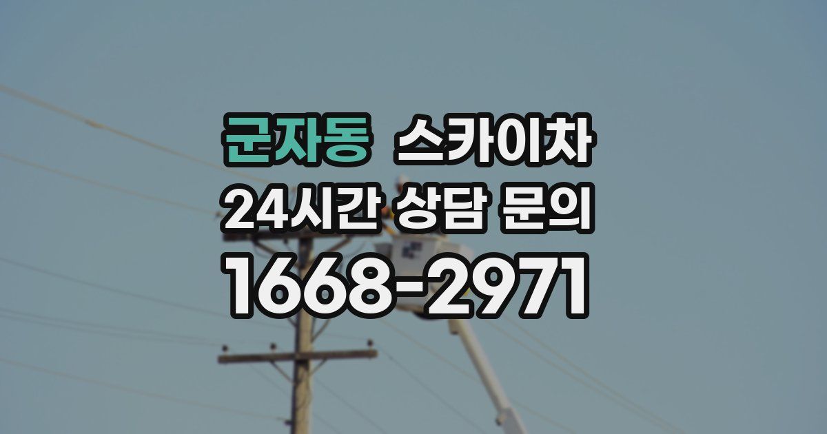 군자동 스카이차