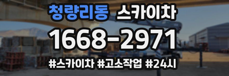 청량리동 스카이차