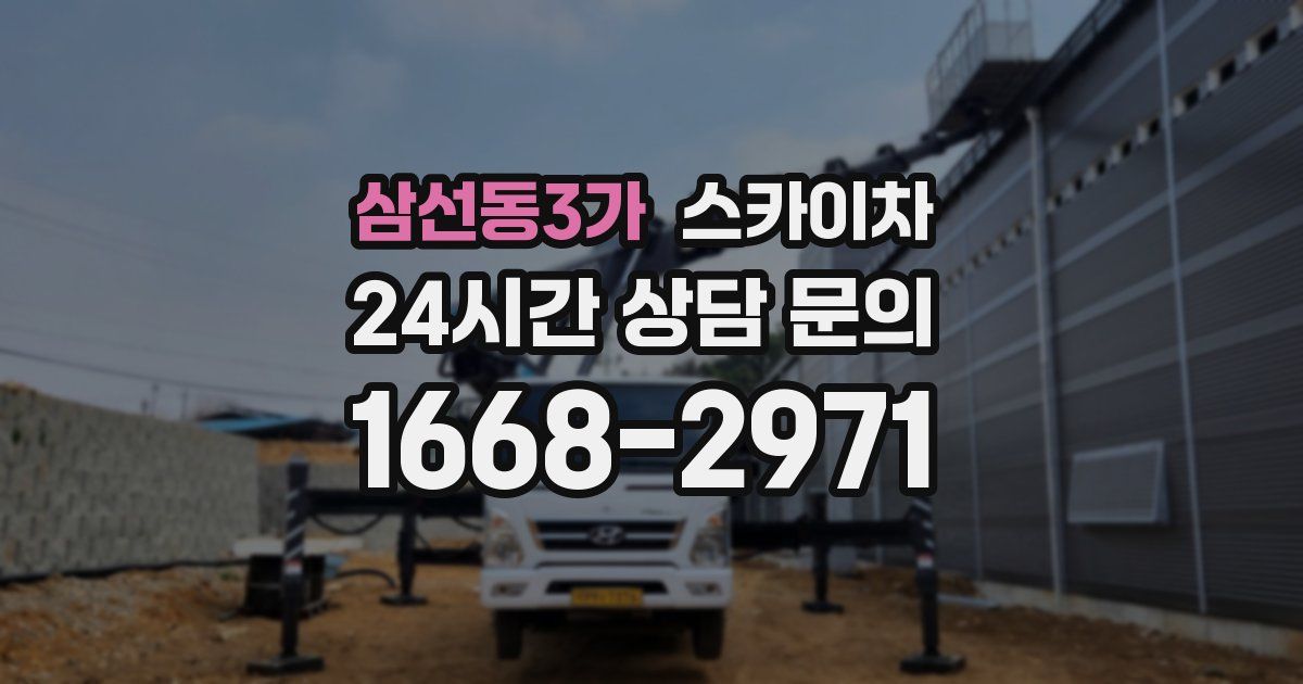 삼선동3가 스카이차