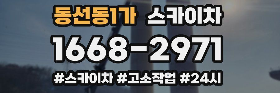 동선동1가 스카이차