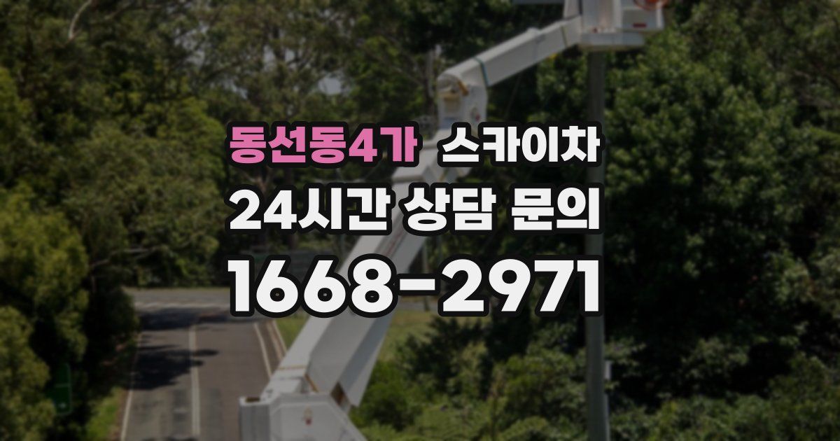 동선동4가 스카이차