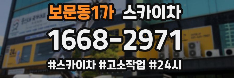 보문동1가 스카이차