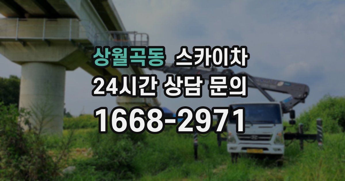 상월곡동 스카이차