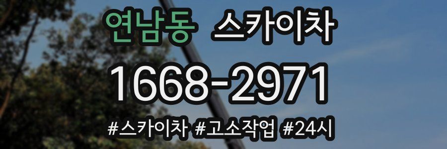 연남동 스카이차