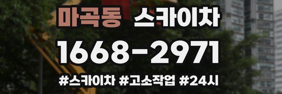 마곡동 스카이차