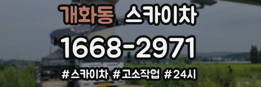 개화동 스카이차