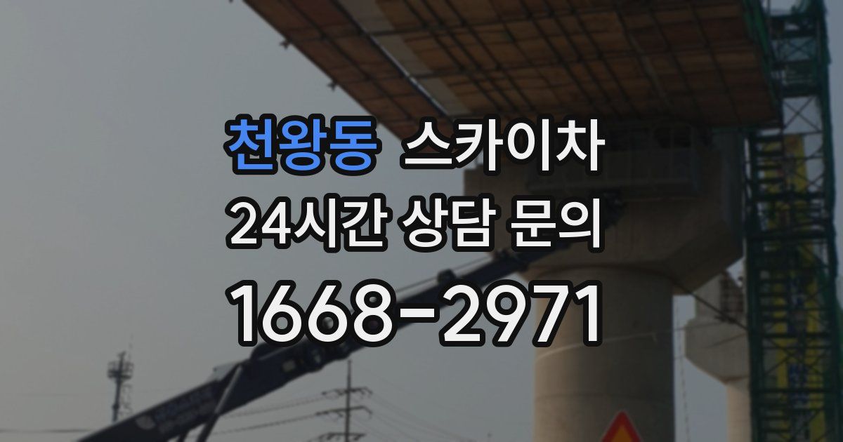 천왕동 스카이차