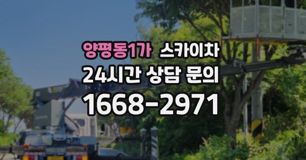 양평동1가 스카이차