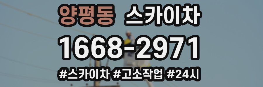 양평동 스카이차