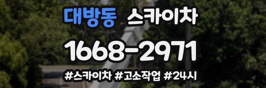 대방동 스카이차