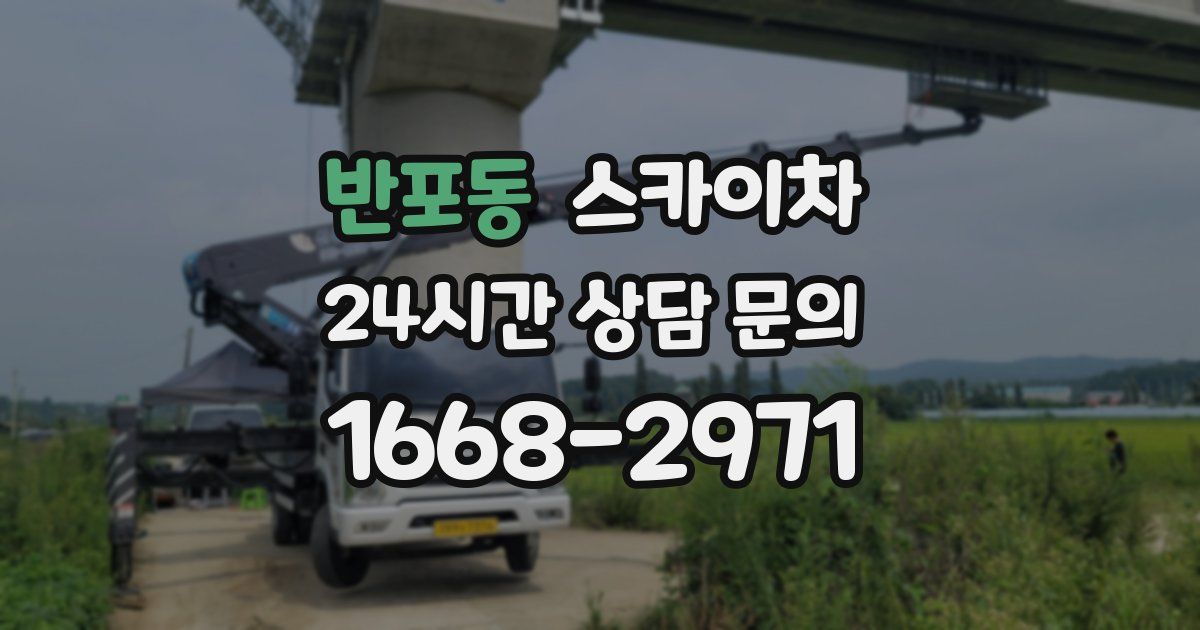 반포동 스카이차