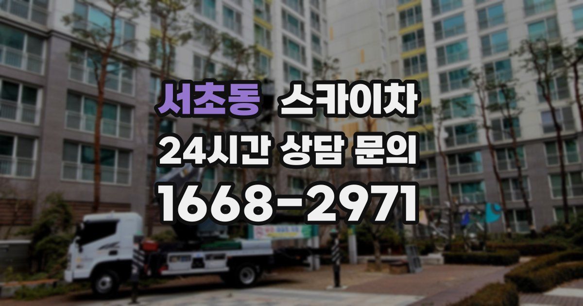 서초동 스카이차