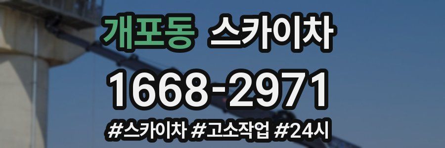 개포동 스카이차