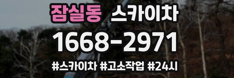 잠실동 스카이차