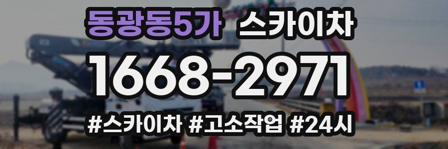 동광동5가 스카이차