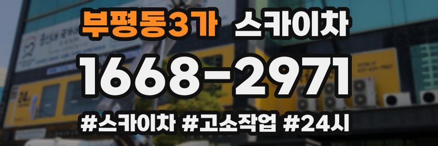 부평동3가 스카이차