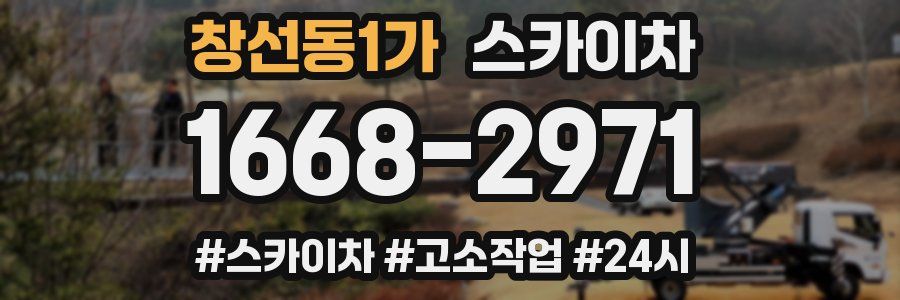 창선동1가 스카이차