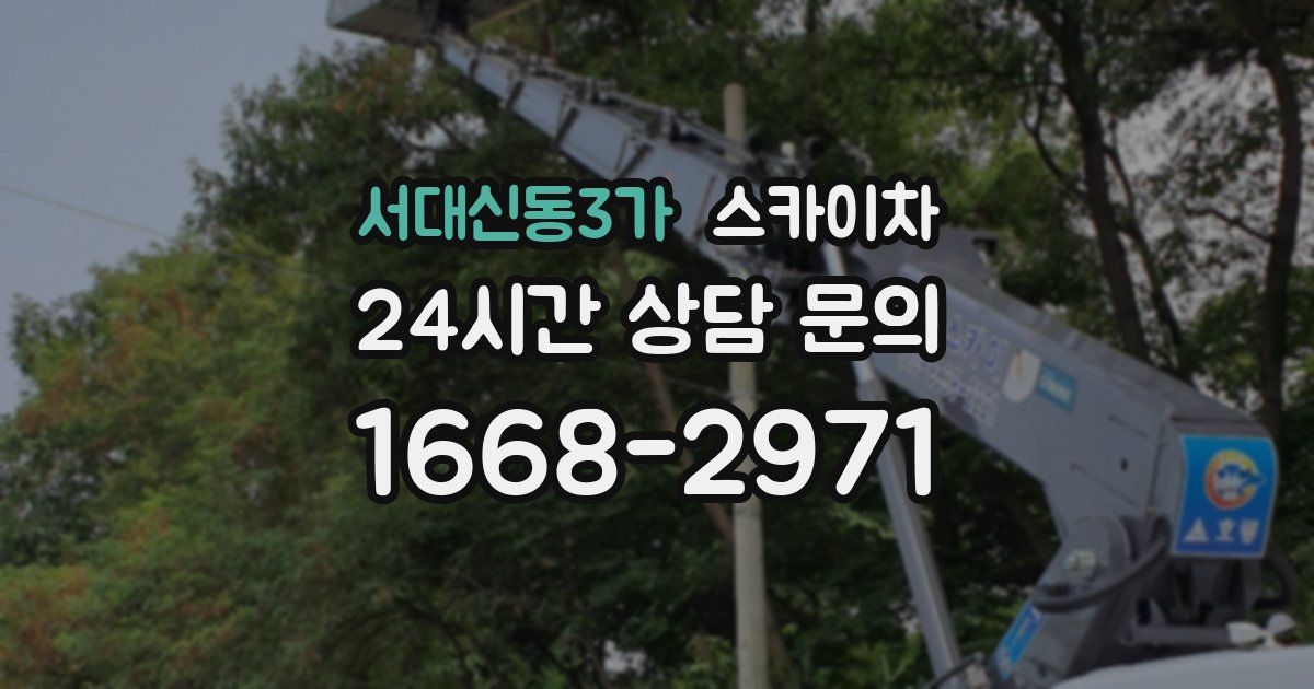 서대신동3가 스카이차