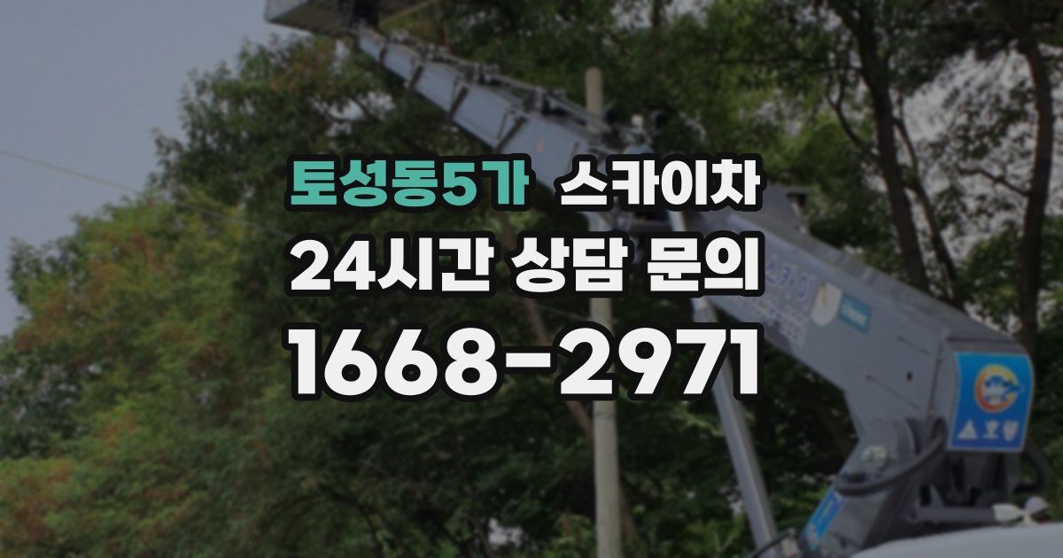 토성동5가 스카이차