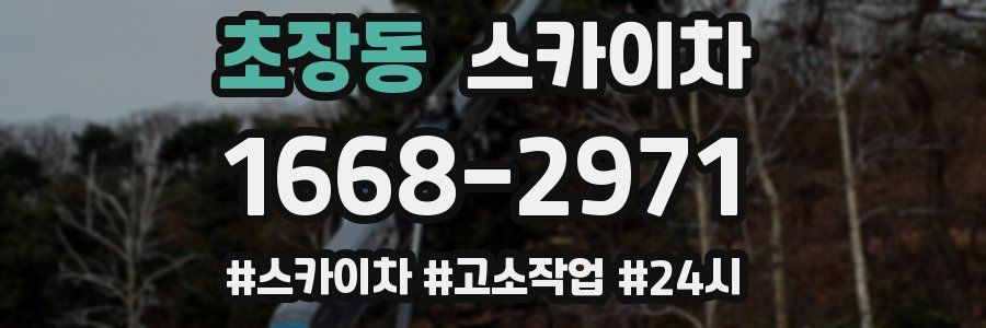 초장동 스카이차