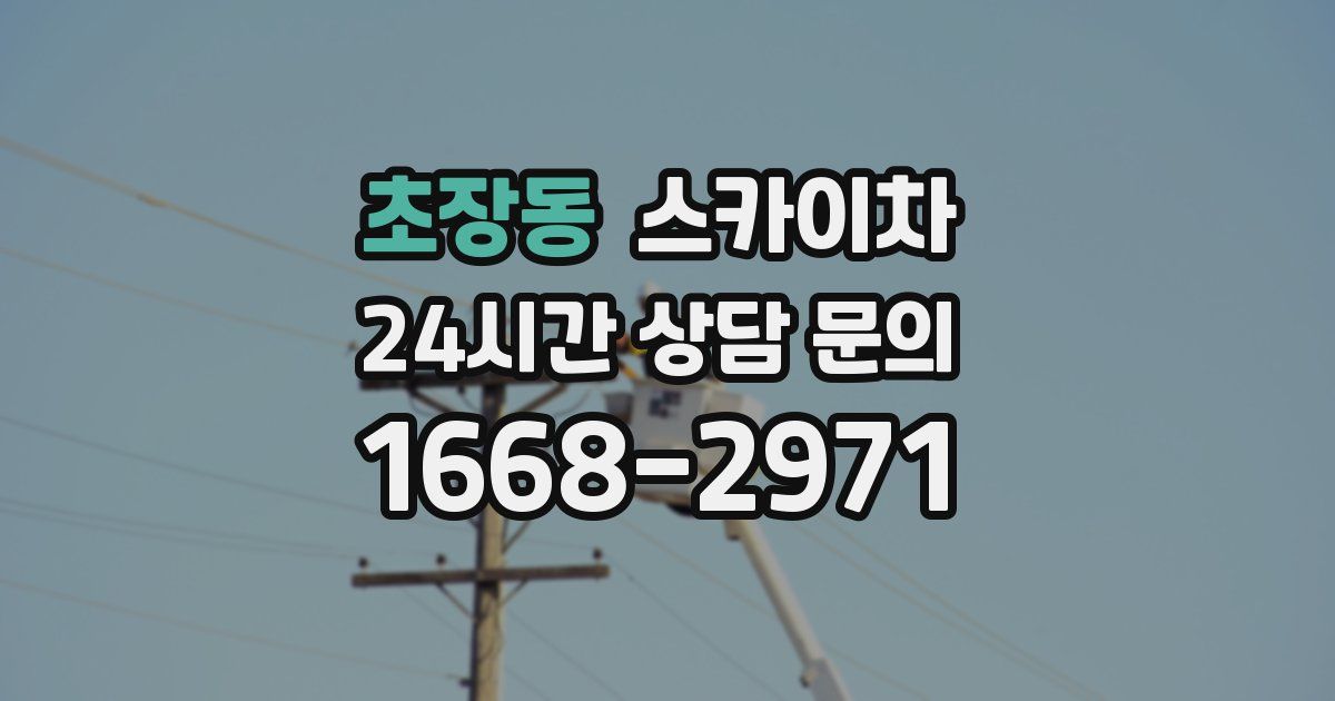 초장동 스카이차