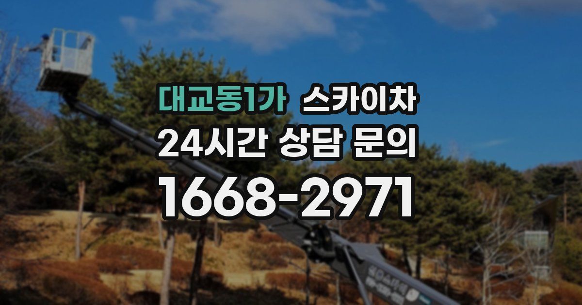 대교동1가 스카이차