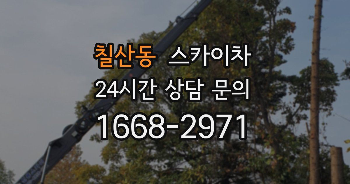 칠산동 스카이차