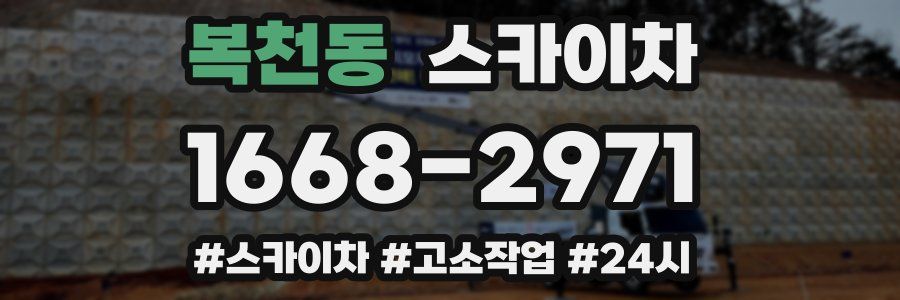 복천동 스카이차