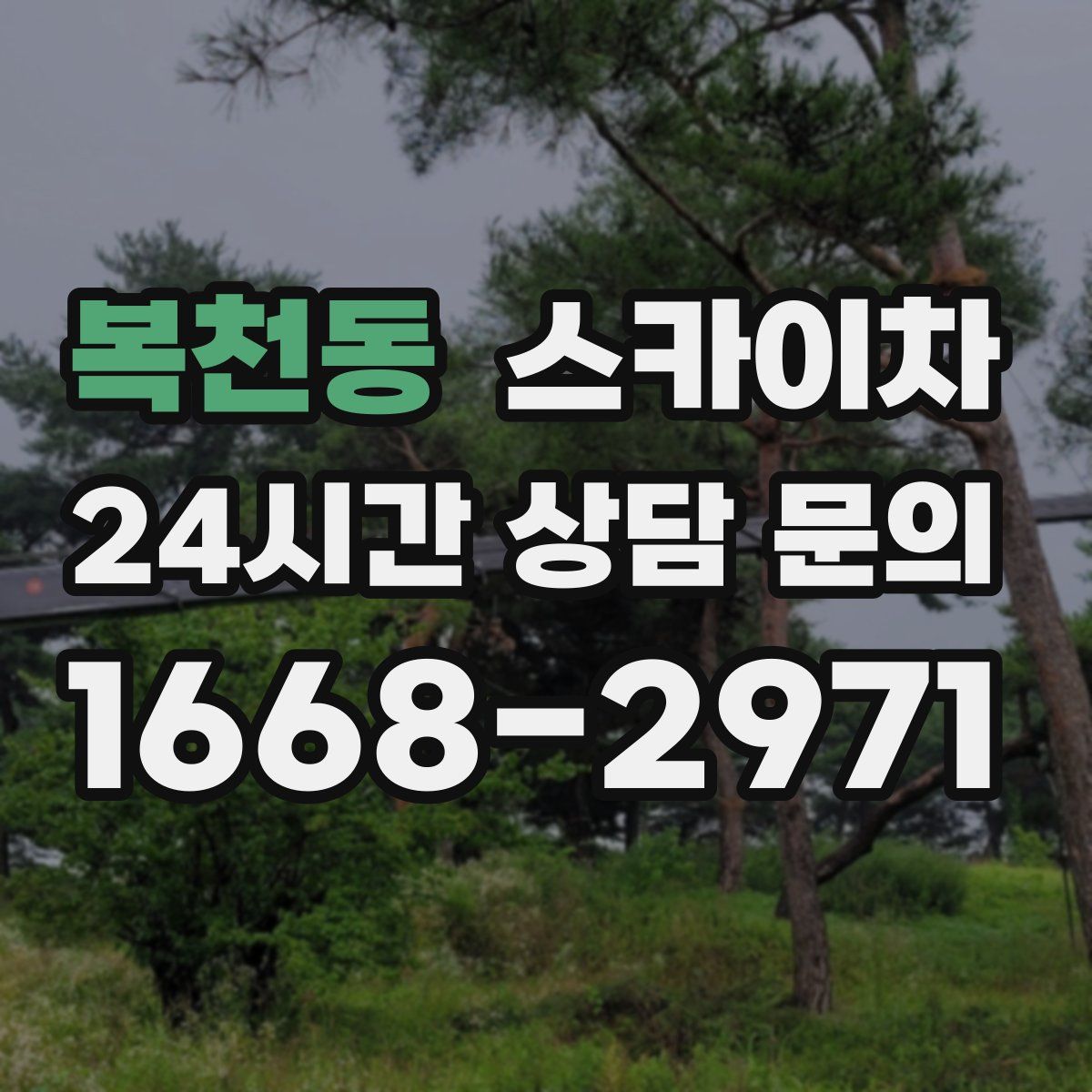 복천동 스카이차