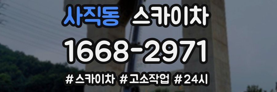 사직동 스카이차