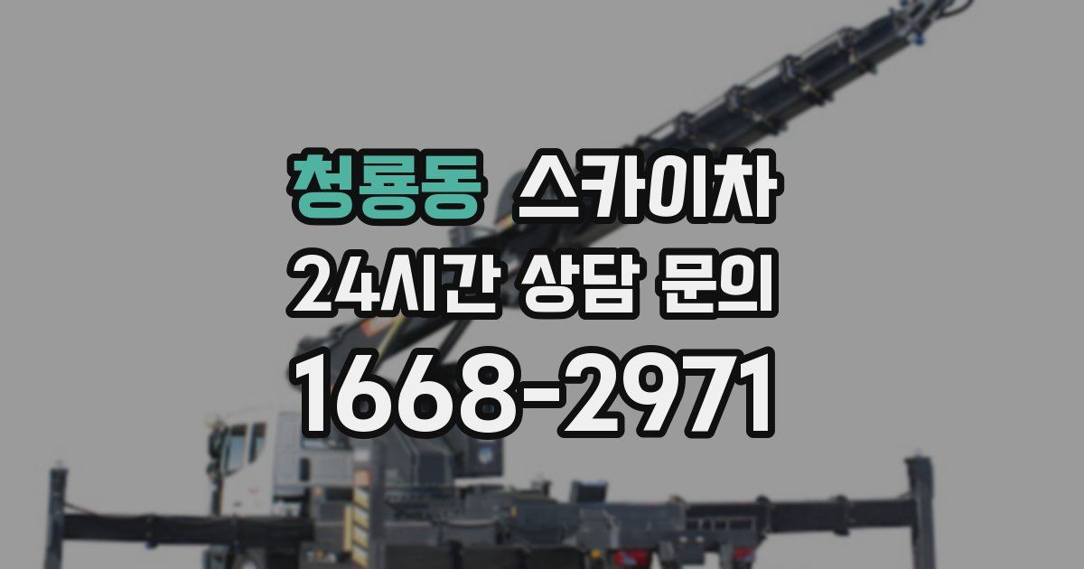 청룡동 스카이차