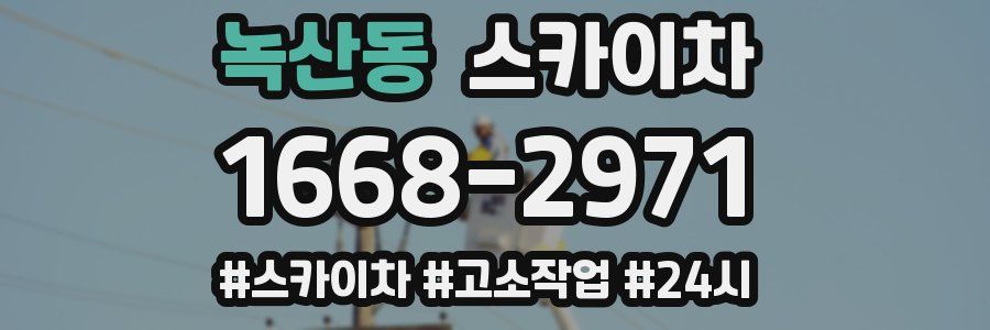 녹산동 스카이차