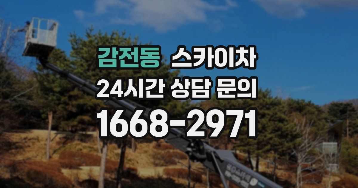 감전동 스카이차