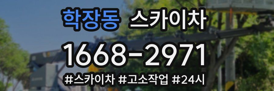 학장동 스카이차