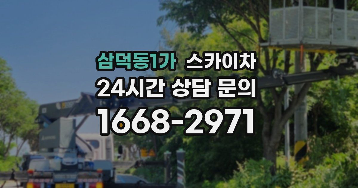 삼덕동1가 스카이차