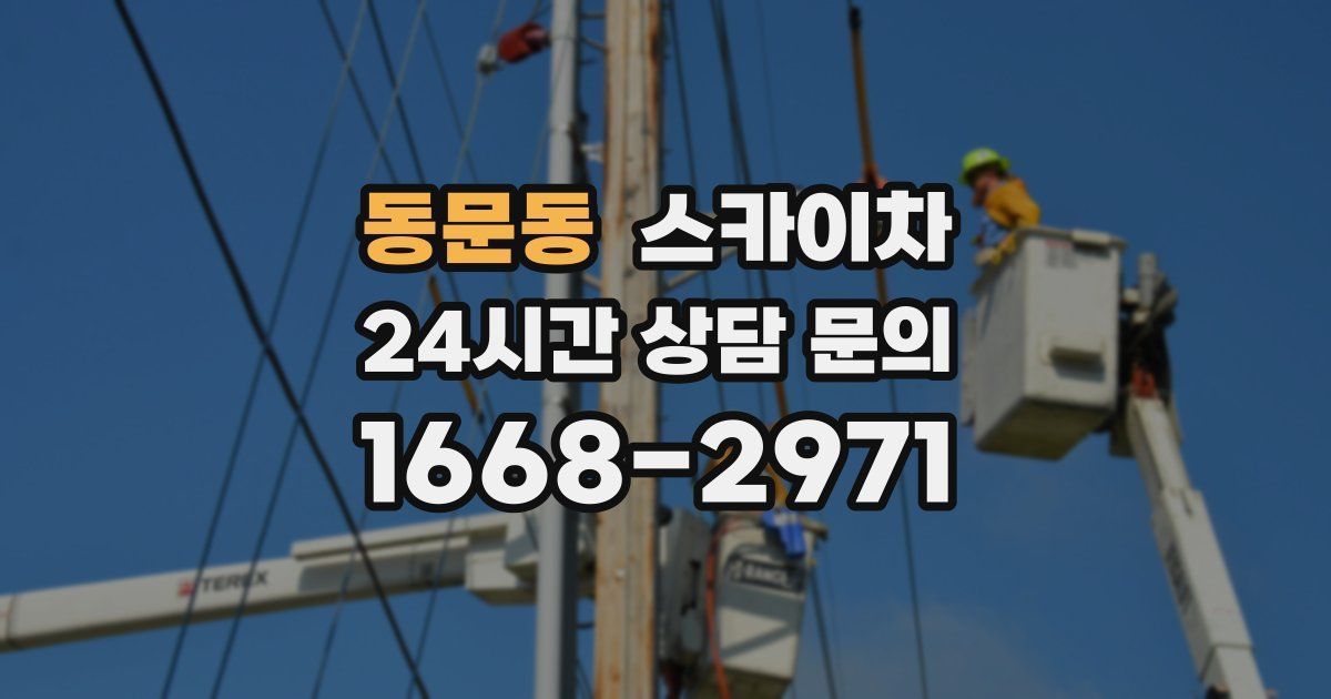 동문동 스카이차