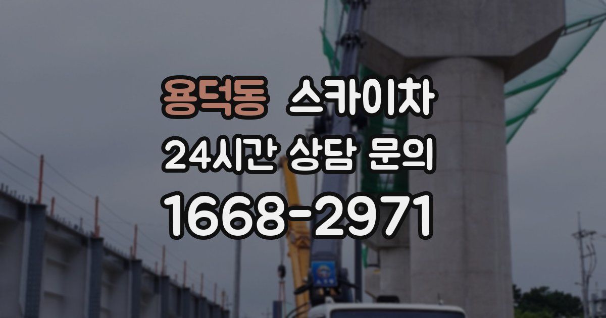 용덕동 스카이차